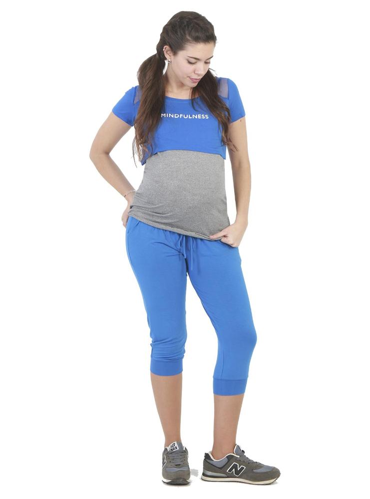 Pantalón Deporte Baggy Azul - maminess.com