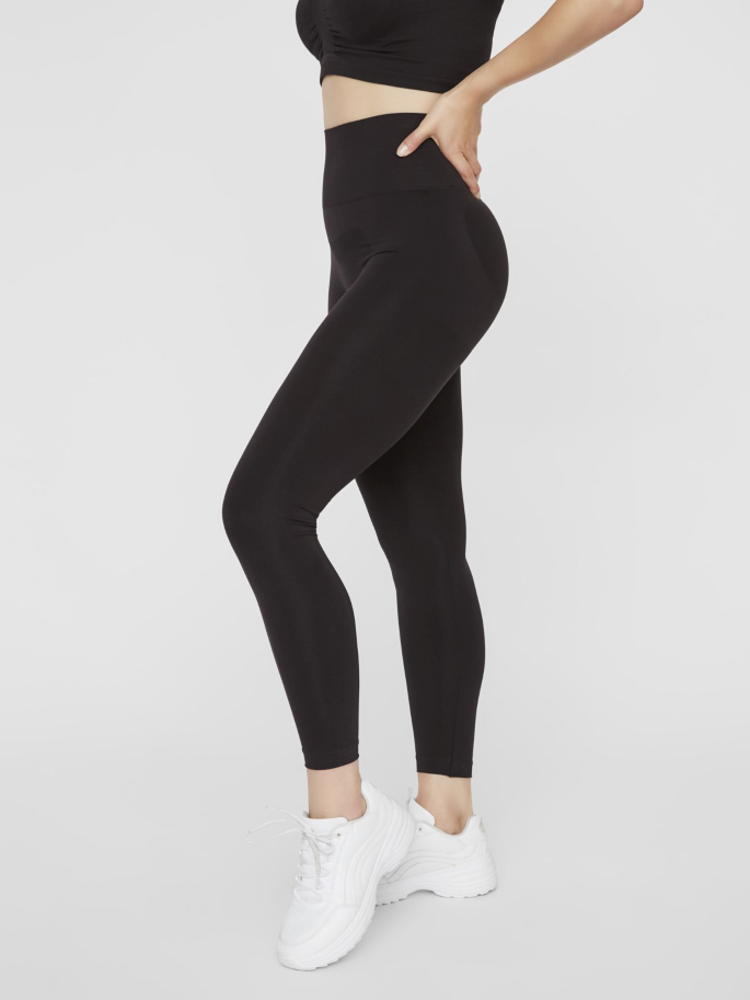 Leggings reductores post embarazo - Negro