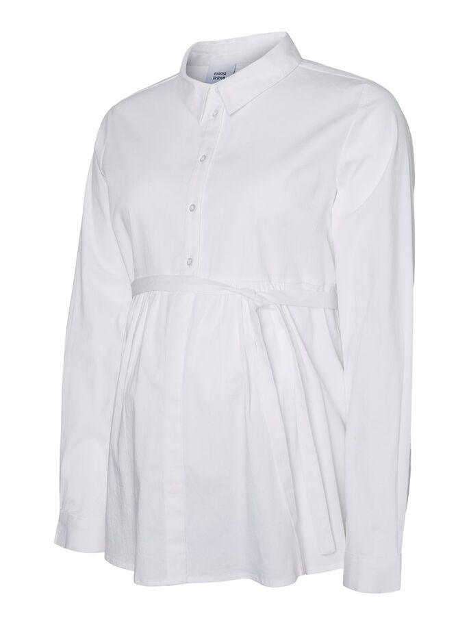 Camisa blanca premama Clearance