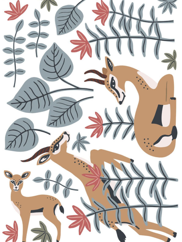 vinilo-infantil-pared-antilopes-maminess1