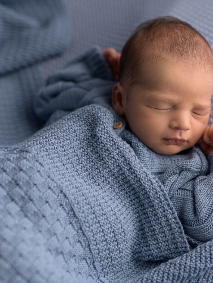 Mantas de bebé personalizadas 100% algodón orgánico