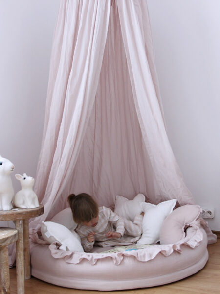 Cielo de cama infantil rosa Lilly