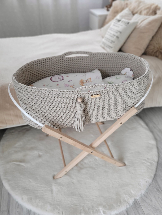 Moisés Bebé Macramé Beige 