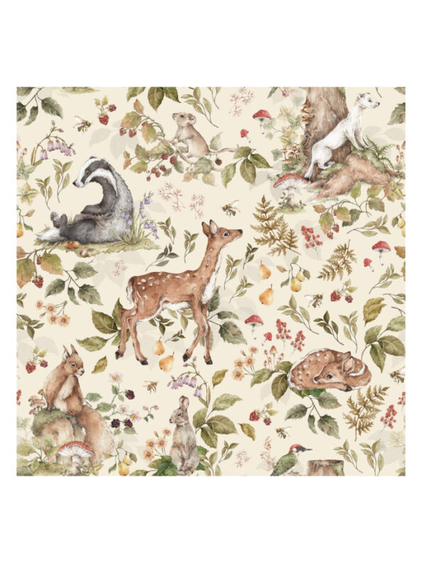 papel-pintado-infantil-cute-forest-animals-maminess-1