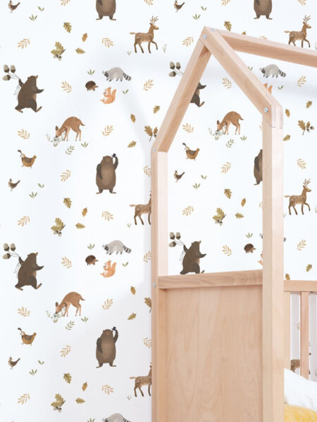 papel-pintado-infantil-norwood-animales-del-bosque