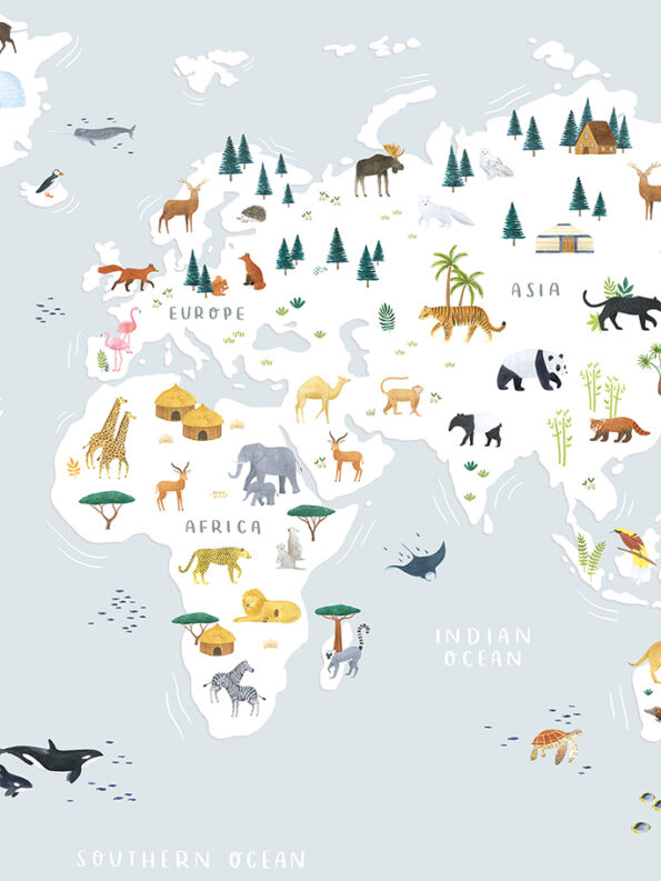 papel-pintado-mural-mapa-animales-mundo-4