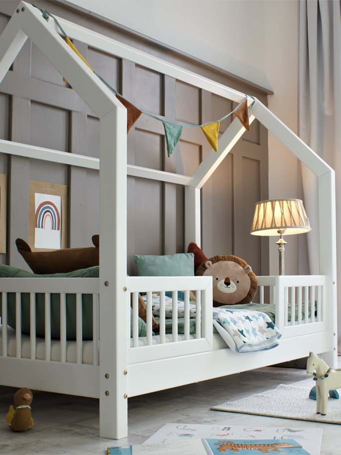 Cama Casa Infantil Venecia EC Blanco 