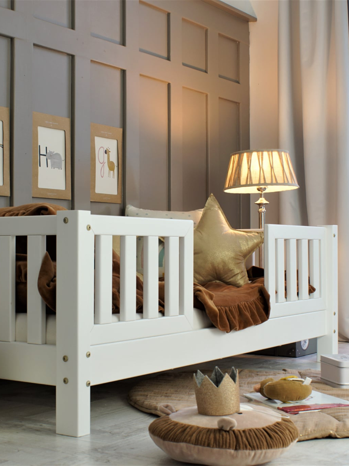 Cama Infantil Montessori Portofino EC Blanco 