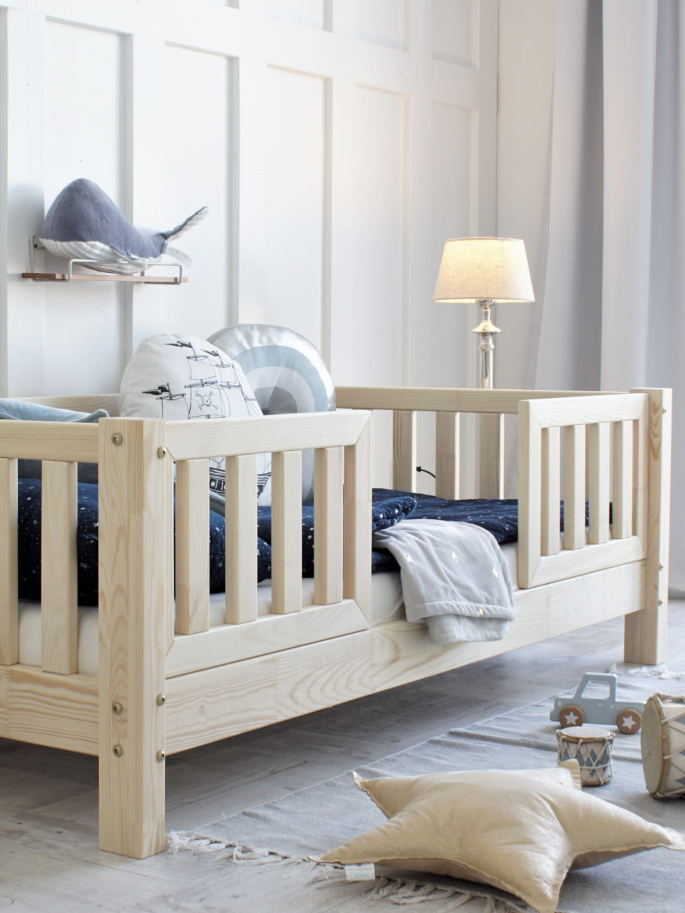 Cama Infantil Montessori Portofino EC Blanco 