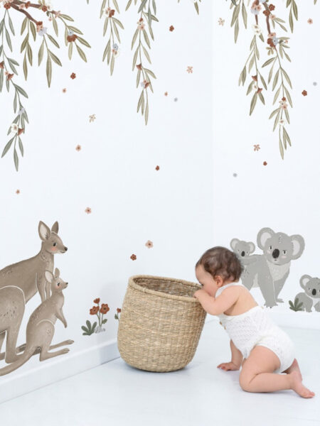 vinilo-infantil-australia-canguro-koala