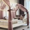 dosel-doble-gasa-lazo-cama-casa-montessori-rosa-vintage