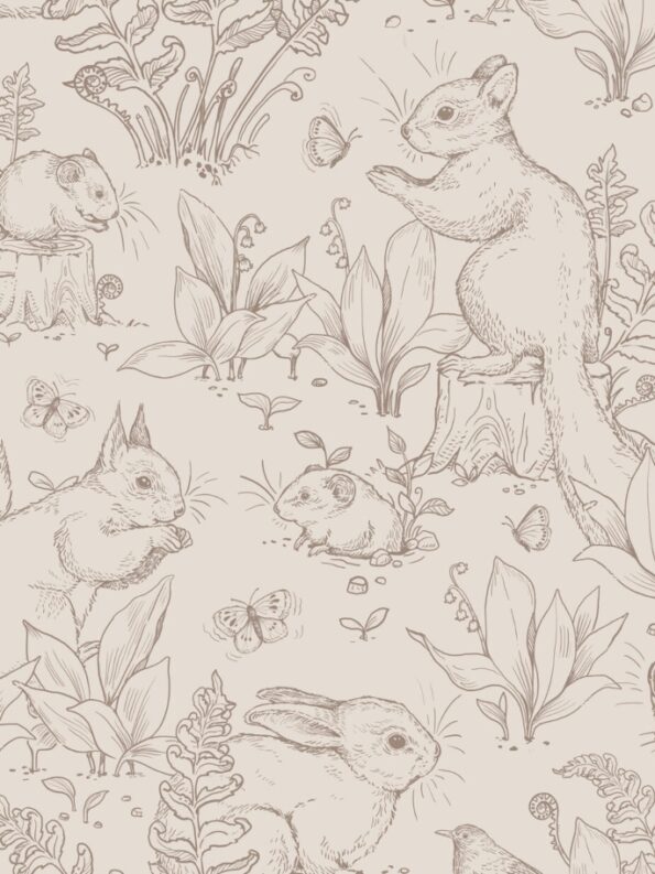 papel-pintado-infantil-vida-bosque-beige