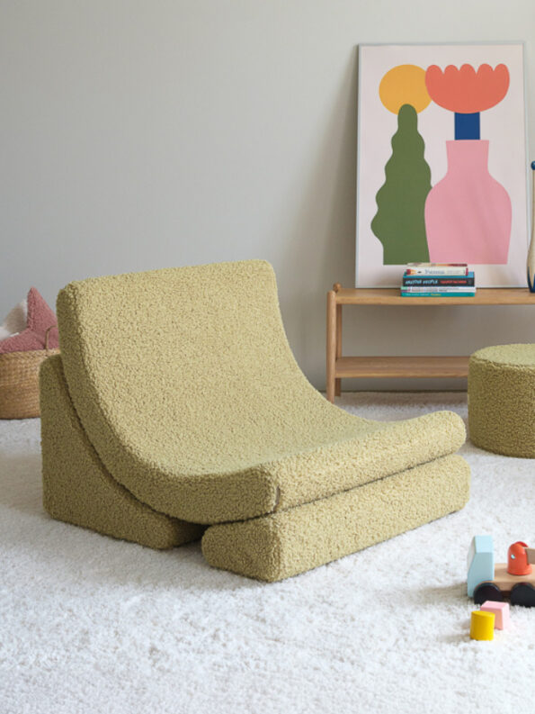 sillon-infantil-montessori-luna-pana-verde