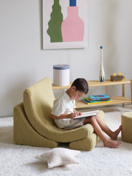 sillon-infantil-montessori-luna-pana-verde