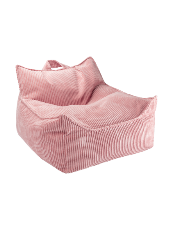 sillon-puf-infantil-montessori-pana-rosa-1