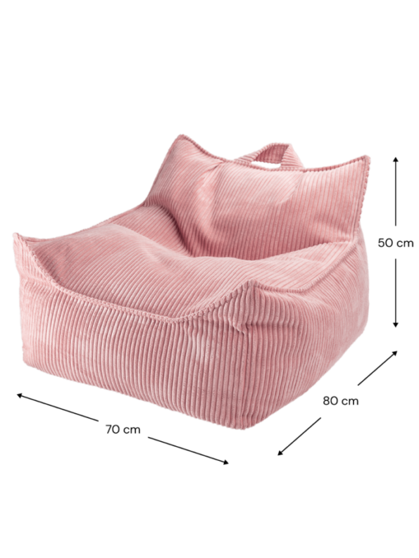 sillon-puf-infantil-montessori-pana-rosa-2
