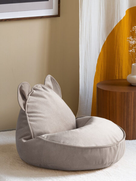 sillon-puf-infantil-oso-terciopelo-beige