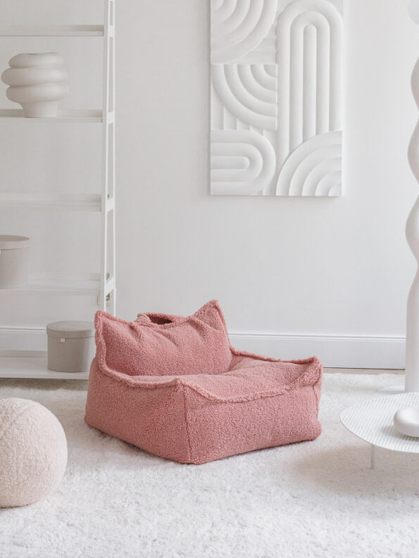 sillon-puf-infantil-peluche-rosa