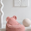 sillon-puf-montessori-oso-peluche-rosa