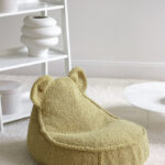 sillon-puf-montessori-oso-peluche-verde