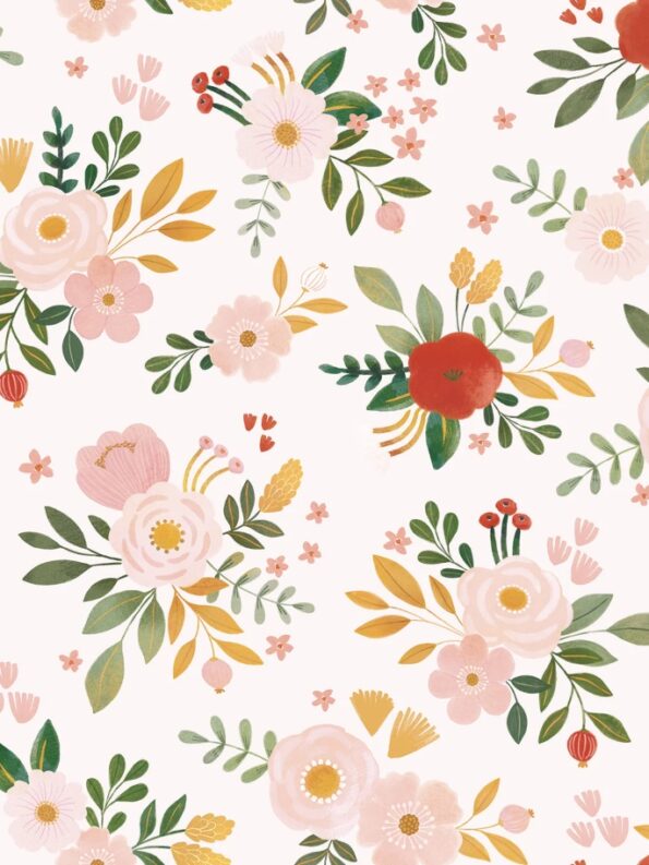papel-pintado-infantil-alysse-acento-rojo-fondo-rosa-9