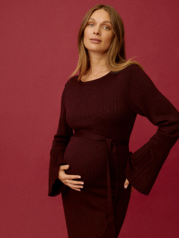 vestido-premama-punto-canale-chavela-burdeos-1