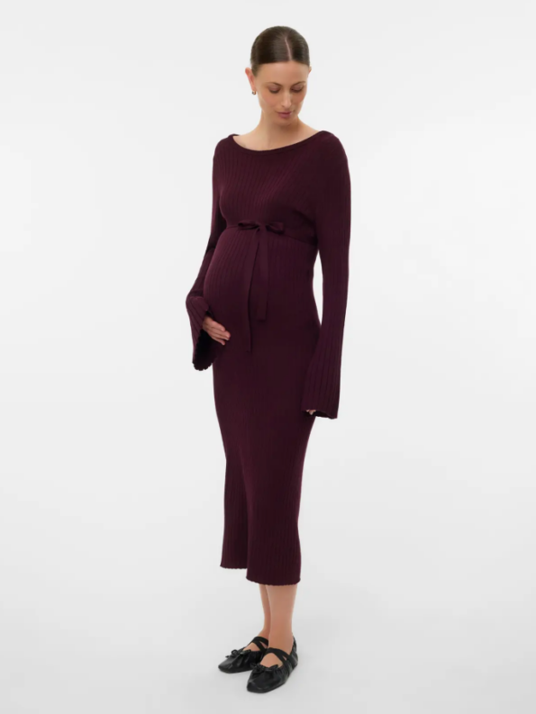 vestido-premama-punto-canale-chavela-burdeos4