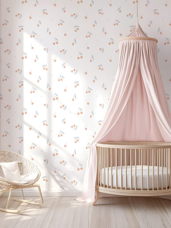 papel-pintado-infantil-cherie-cerezas