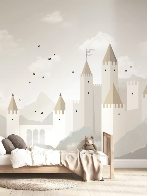 papel-pintado-infantil-mural-castillo