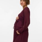 vestido-fiesta-premama-ursula-gasa-burdeos vestido-fiesta-premama-ursula-gasa-burdeos