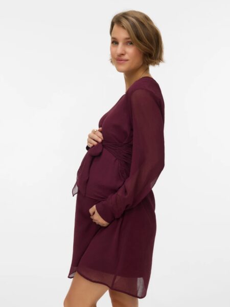 vestido-fiesta-premama-ursula-gasa-burdeos